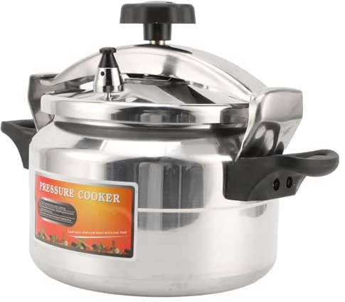 Asixxsix Canner de pression d'alliage d'aluminium 4L, cuisinière à pression en conserve à usage domestique et commercial, Compatible avec cuisinières gaz et cuisinières induction