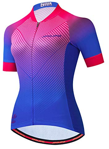 Damen-Fahrradtrikot, kurzärmelig, Fahrradbekleidung, MTB, schnell trocknend, Tops S-3XL, Jp2026, M