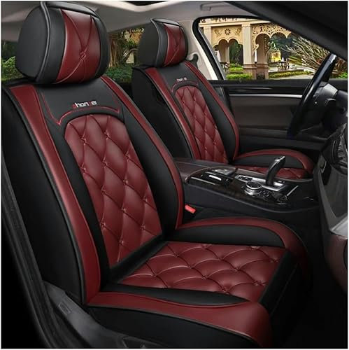 QIOZO ar Sitzbezüge Universal Komplettes Set für Opel Astra K/Astra K Sports Tourer/Astra L/Antara/Ampera/Zafira Life/Zafira A/Zafira B/Zafira C/Zafira C Tourer/Vita Swing Auto Parts/Waterproof_red