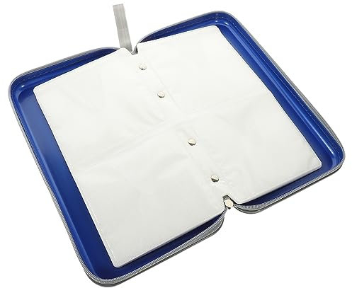 Garneck Cd Wallet for Car Portable Dvd Case Lightweight Cd Holder Disc Storage Pouch Capacity Travel Media Case