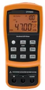 BASSFLY Multimètre U1733C Pont numérique portatif LCR Meter U1732C Capacimètre U1701B/U1731C Lecture précise(U1732C)