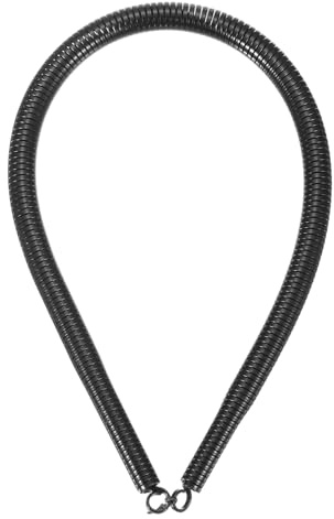 sourcing map Curvatubi a molla in PVC, diametro esterno 12,5 mm, lunghezza 520 mm, molla piegatubi per dispositivi di piegatura tubi in energia idroelettrica domestica, nero