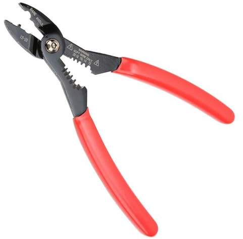 Pinza Spelafili Compatta Per Cavi 12-20AWG Pinza Per Elettricisti Lunga Durata Con Impugnatura Antiscivolo Per Strumento Spelafili Industriale
