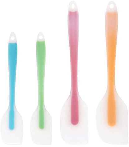 Leccapentole Silicone, 4 Pezzi, 27/21cm, Rosa, Giallo, Blu, Verde