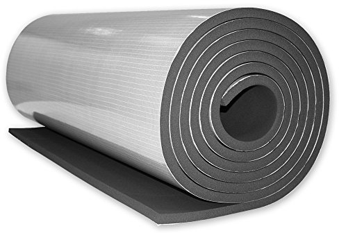 Energiespar Isoliermatte zur Wärmedämmung von Rolladenkästen, selbstklebend, gute Schallschutzeigenschaften, Maße: 3 m x 1 m x 32 mm, von EVEROXX®