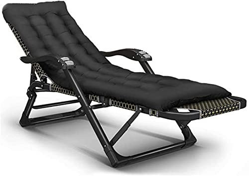 LYP Tragbarer klappbarer Liegestuhl Sonnenliegestuhl, Rasenloungestühle wasserdichte Chaiselongue Liegestühle Metall für Gartenterrasse Außenbüro