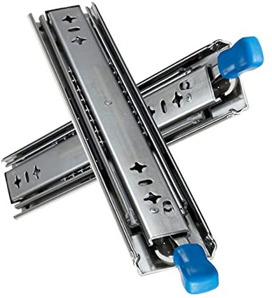 Schubladenauszüge Vollauszug - 2 PcsTeilauszug Rollenauszug, Mit Schloss, 250 Mm 800 Mm 1400 Mm, Schwere Last, Robust, Verschleißfest, Rostfrei, Heavy Duty Drawer Slides