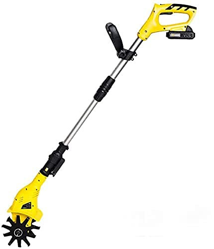 Samnuerly Motozappa da Giardino elettrica Senza Fili, coltivatore e motocoltivatore, Batteria agli ioni di Litio 20V Tiller