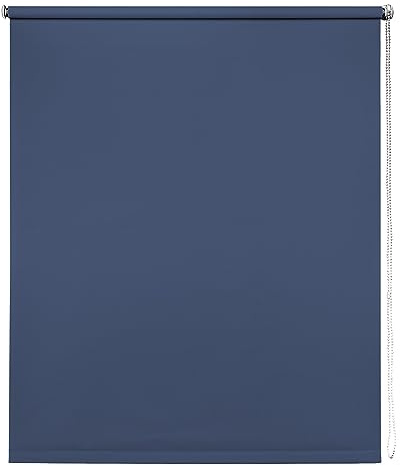 Navy Thermal Blackout Roller Blind - 60cm width x 165cm drop | Navy thermal blackout roller blind. 60cm width x 165cm drop. Suitable for recess or face fitting. Energy efficient.
