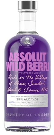 Absolut WILD BERRY Flavored Vodka 38% Vol. 0,7l