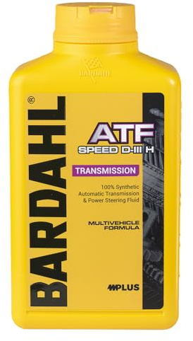 Bardahl - ATF SPEED D-III H - Huile de transmission automatique, lubrifiant pour transmission automatique et direction assistée hydraulique, avec propriétés anti-usure, 1 L