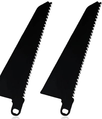 2 Pcs Scorpion Blades, Reciprocating Saw Blades Carbon Steel with Carbide Teeth 240mm for Wood and Plastic Cutting Compatible for Black & Decker Scorpion Saws FKS890E KS890ECN KS890EK KS890GT