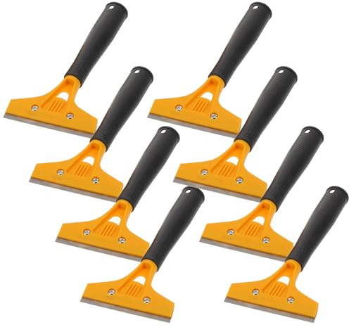 Mikikit 8 Piezas Raspador De Lechada Para Azulejos Espátula Para Calafatear Esparcidor De Lechada Raspador De Sellador Usada Renovación De Baños y Cocinas