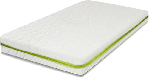 Best For Home Easy Active Matratze | Schlafmatratze | kaltschaummatratze | Ideal als Kindermatratzen | Erhältlich in 4 Farben und 15 Verschiedenen Größen, Leicht Abnehmbarer (Grün, 90x160x8)