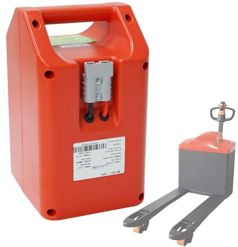 HJGHY Batterie au Lithium 24 V 25 Ah 30 Ah pour transpalette électrique, Batterie 24 V pour Chariot élévateur électrique 170 A/-Y, Accessoires avec poignée,B 24v30ah