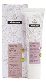NATYR - Altromercato - Fluido Viso Giorno con SPF 30 - Ibisco - Medium Beige - Bio - 30ml