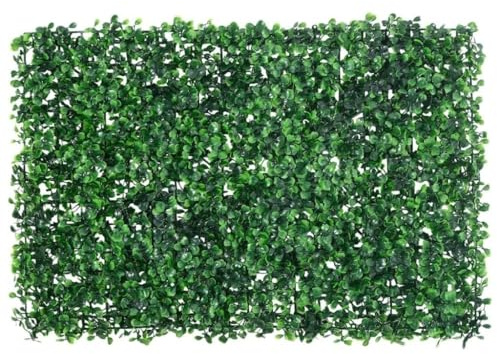 Genérico Valla de Hojas de arbusto Artificial 6 uds Verde 40x60 cm, Jardín,366636