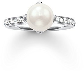 Thomas Sabo TR2054-167-14 Perlen-Ring Damen Sterling-Silber Gr. 52