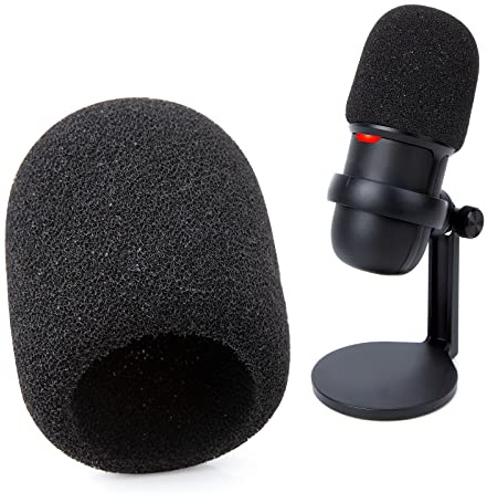 YOUSHARES SoloCast Microphone Windscreen - Professional Foam Mic Covers Mic Windscreen Compatible with HyperX SoloCast Mic for Filter Ambient and Breathing Winds