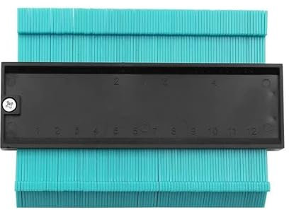 12/14/25cm Contour Gauge Duplicator Ceramic Tile Carpet Cutting Template Profile Measuring Angle Ruler Contour Duplicator Woodworking Tools