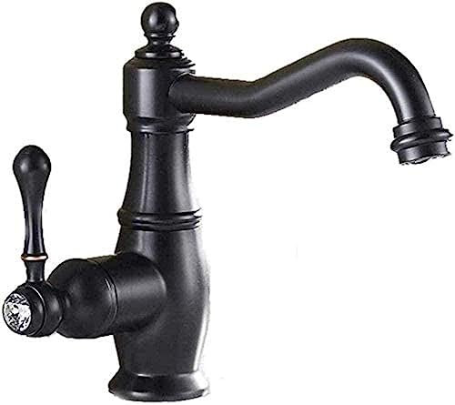 Wasserhahn Wasserhähne Nostalgie Schwarz Badarmatur Retro Waschtischarmatur Einhebelmischer Waschtischarmatur Badarmatur Mischbatterie Waschtischarmatur
