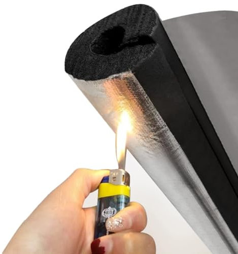 Rohrisolierung,Schaumstoff-Rohrisolierung,Frostschutz Isolierrohr Für Den Außenbereich, ID 16-114mm,Dicke 10mm/15mm/20mm/30mm,Länge 95cm,für Heizung und Isolierung im Innen- und Außenbereich ( Size :