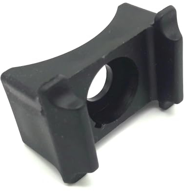 20x Kunststoffblock Doppelstabmattenzaun Befestigung Halter Auflage Pfosten Zaun Dämpfer Auflagebock Rundrohr für 60mm Durchmesser