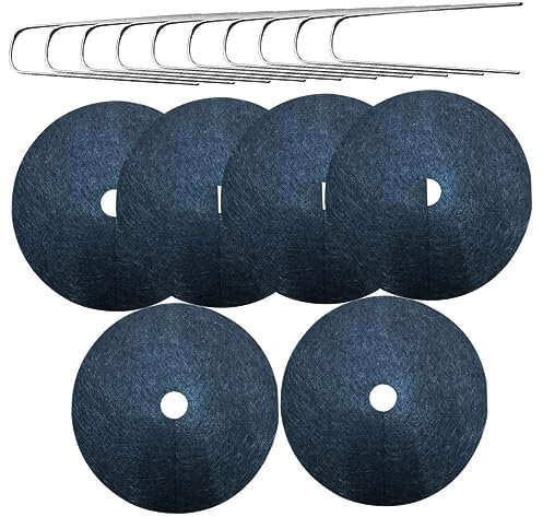 KONTONTY Anti- Mat Floor Nail Set Control Fabric Grass Ground Cover Outdoor Ground Cover