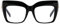 PEYEOISD Oversized Cat Eye Reading Glasses Women, Large Thick Bule Light Blocking Reader, Fashion Big Frame Anti Glare Eyewear