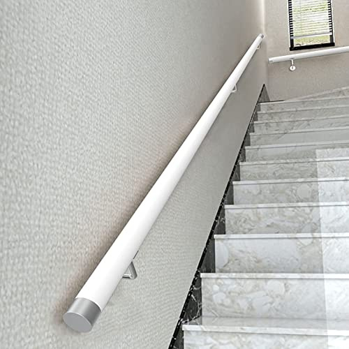 Kit de pasamanos de madera para escalera, barandilla de madera antideslizante, barra de soporte recta, barra de agarre para montaje en pared, pasamanos para remodelación de escaleras