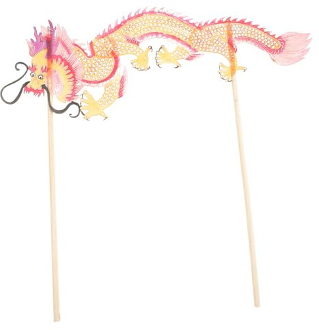 Toyvian Schattenpuppen Handgemacht Chinesisches Spiel Traditionelles Puppentheater Puppe Zur Dekoration DIY Handpuppen Tanzrequisiten Praktisches Spielzeug