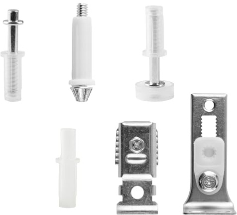 Bojueshaw Kit de réparation de quincaillerie de porte pliante de 6 pièces, kit de réparation de porte pliante pour porte accordéon pliable