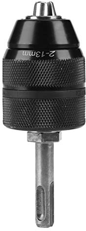 YuXinCat SDS Adapter, Vielseitige Kompatibilität, SDS Plus Adapter, Schnellspannbohrfutter, 13 mm Kapazität, für Schlagbohrmaschinen und Schraubendreher, 1/2-20UNF Gewinde (1)