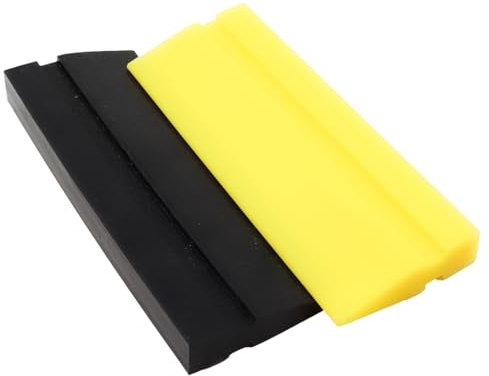 Nicear 2 Piezas Espátula Limpia Agua Limpia Ventanas Espátula De Vidrio Espátula De Goma Espátula De Vinilo Aplicador De Película Para Limpieza De Cristales Y Espejos En Casa