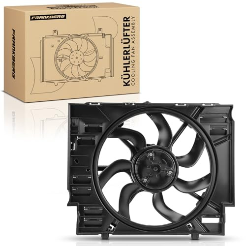Frankberg Lüfter Kühlerlüfter Lüftermotor Diesel Replace# 17427801657 | Kompatibel mit 5er Touring E61 5er Touring E61 5er E60 5er E60 5er Touring E61 6er E63