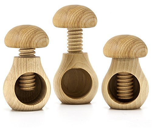 Holzfee Nussknacker Trio Set (Pilz H+H+H)