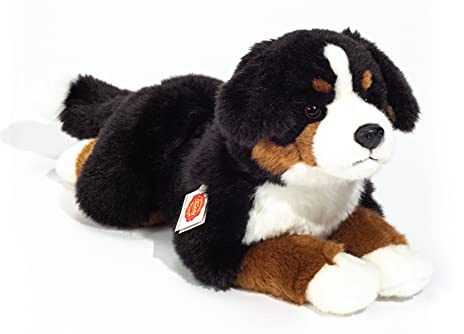 Teddy Hermann 91940 Hund Berner Sennenhund 40 cm, Kuscheltier | Naturgetreu gestaltet, liebevoll ausgearbeitete Details, ab 18 Monaten, waschbar, Füllung mit recyceltem Polyester