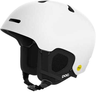 POC Fornix MIPS - Leichter Ski- und Snowboardhelm für einen optimalen Schutz auf der Piste, bei Skitouren und Freeriden, Hydrogen White Matt