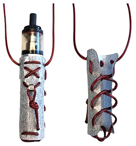 Porte cigarette électronique, étui pour vapoteuse tube, Convient à toutes les marques. Création artisanale, fabriqué en France.