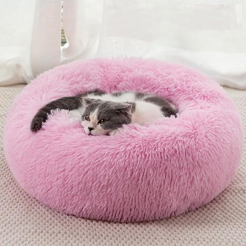 DONWEI Cuccia per Cani e Gatti 50cm Morbida, Antiscivolo e Lavabile in Lavatrice - Letto Interno Comfort per Taglia Piccola/Media