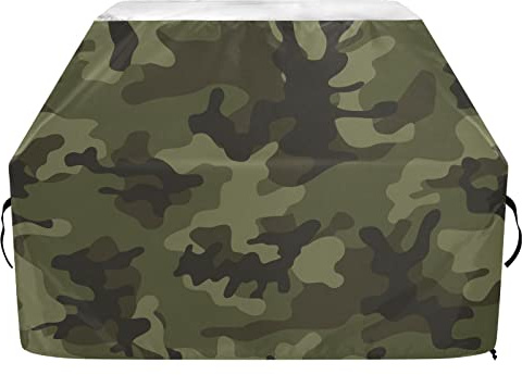 Grill Abdeckhaube 65 Zoll Charbroil Grill Abdeckung Army Camouflage Grün Smoker Abdeckung Wetterbeständig
