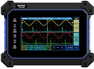 Hantek Touch Screen Smart Oscilloscope HANTEK TO1000 Series Touch Screen Smart Oscilloscope 2 Channels 110Mhz Hanheld Osciloscopio+Signal Source+Multimeter