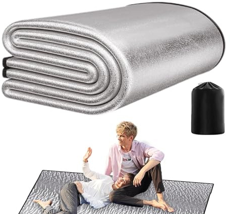 Campingmatten Zum - Campingunterlage Aus Aluminiumfolie - Campingunterlagen Zum - Isomatte Camping - Camping Isoliermatte - Feuchtigkeitsbeständige Unterlage Für Den Außenbereich