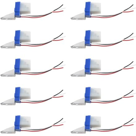 10X AC DC 12V 10A Automatische Lampe Dämmerungsschalter Lichtsensor Dämmerungsschalter