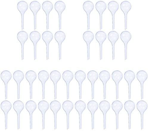 HHOZsafety 16 Stück Bewässerungs-Ml-Blaue Blumenzwiebeln, Kugeln, Pflanzen, dekorative Glasblumen für Blumenzwiebeln, Pflanzenpflanze, transparent, selbstbewäss