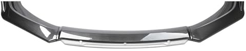 MAAIQTIND Pare-Chocs Avant, pour Audi TT 4 Seats MK2 2007-2014 Spoiler Avant Voiture Anti-Collision ABS Auto Becquets Avant Accessoires,Carbon Fiber White