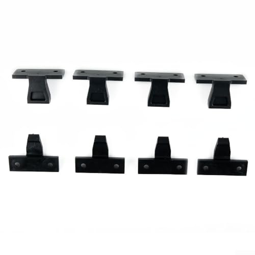 Lot de 4 clips de fixation pour panneaux de menuiserie professionnels pour plinthes de cuisine