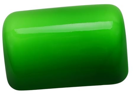 GRIRIW Vintage Bankers Lampenschirm Aus Glas Grüner Lampenschirm Für Tischlampe Dekorativer Ersatz-lampenschirm Leichtes Einfach Zu Montierendes Lampen-zubehör Für Warme Wohnatmosphäre