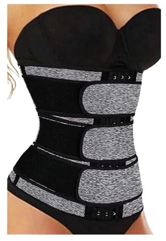 GOOPEEG Bauchweggürtel Stretch Hose Lendenwirbelstütze Taillentrainer Shapewear Bauchkontrolle Abnehmen Fettverbrennung Für Postpartalen Bauchgürtel Bauchweg Mieder(G,XXXXX-Large)