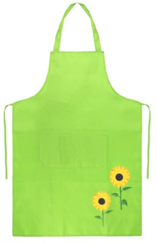 Schürze Gärtner, Sonnenblumen Gärtnerschürze, Karneval Gärtnerin Kostüm